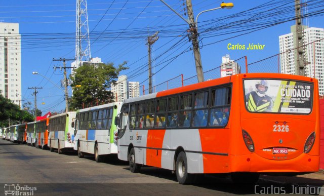 HP Transportes Coletivos 2326 na cidade de Goiânia, Goiás, Brasil, por Carlos Júnior. Número da foto: #2673358.