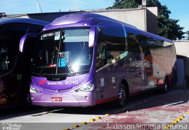Twister Rio Transporte e Turismo 2040 na cidade de Rio de Janeiro, Rio de Janeiro, Brasil, por Anderson Siqueira Barbosa. Número da foto: #2673310.