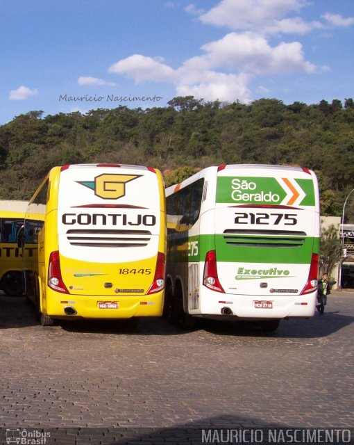 Empresa Gontijo de Transportes 18445 - Garagem BH na cidade de Belo Horizonte, Minas Gerais, Brasil, por Maurício Nascimento. ID da foto: 2673156.