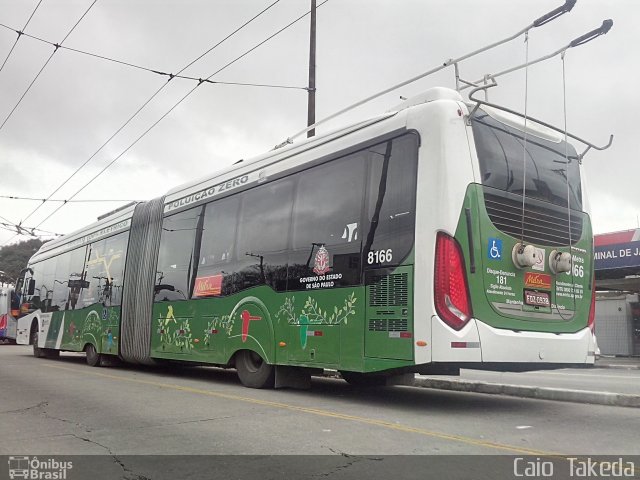 Metra - Sistema Metropolitano de Transporte 8166 na cidade de São Paulo, São Paulo, Brasil, por Caio  Takeda. ID da foto: 2674885.