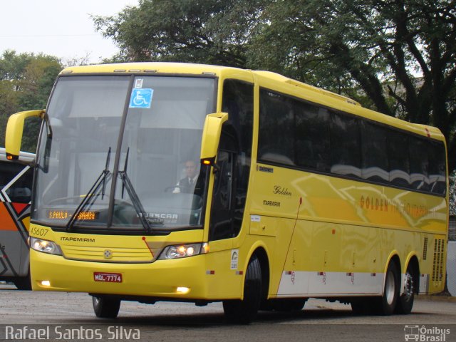 Viação Itapemirim 45607 na cidade de São Paulo, São Paulo, Brasil, por Rafael Santos Silva. ID da foto: 2676612.