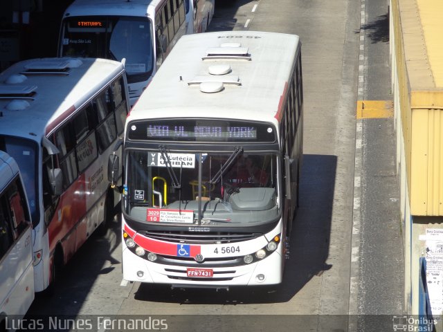 Transcooper > Norte Buss 4 5604 na cidade de São Paulo, São Paulo, Brasil, por Lucas Nunes Fernandes. Número da foto: #2676376.