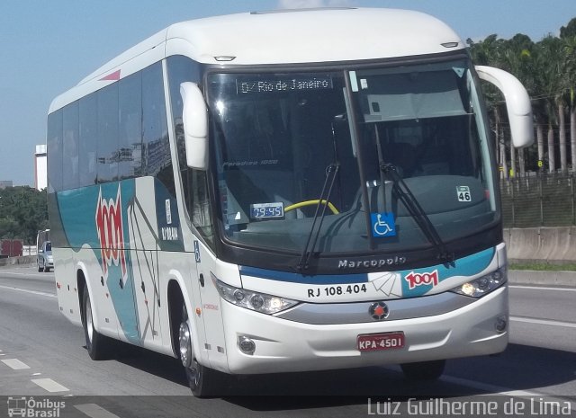 Auto Viação 1001 RJ 108.404 na cidade de São José dos Campos, São Paulo, Brasil, por Luiz Guilherme de Lima. ID da foto: 2674965.