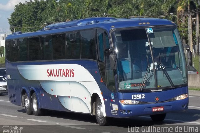 Viação Salutaris e Turismo 13912 na cidade de São José dos Campos, São Paulo, Brasil, por Luiz Guilherme de Lima. ID da foto: 2676788.