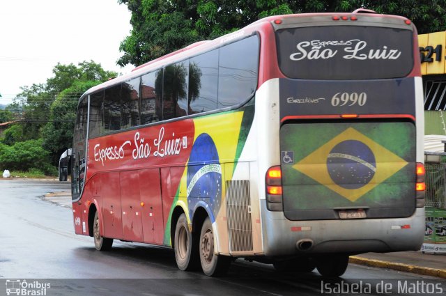 Expresso São Luiz 6990 na cidade de Cuiabá, Mato Grosso, Brasil, por Isabela de Mattos. Número da foto: #2675634.