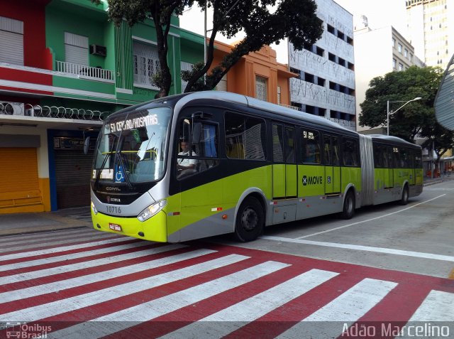 São Dimas Transportes 10716 na cidade de Belo Horizonte, Minas Gerais, Brasil, por Adão Raimundo Marcelino. ID da foto: 2624570.