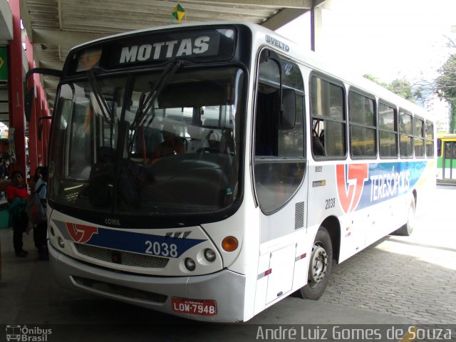 Viação Teresópolis 2038 na cidade de Teresópolis, Rio de Janeiro, Brasil, por André Luiz Gomes de Souza. Número da foto: #2625055.