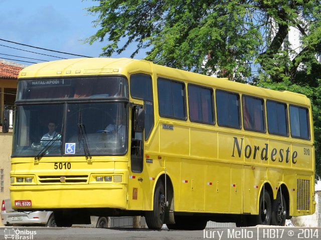 Viação Nordeste 5010 na cidade de Natal, Rio Grande do Norte, Brasil, por Iury  Mello. Número da foto: #2624532.