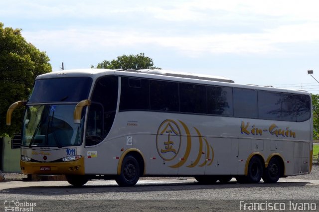 Kin-Guin Turismo e Transporte 1011 na cidade de Assis, São Paulo, Brasil, por Francisco Ivano. Número da foto: #2625187.