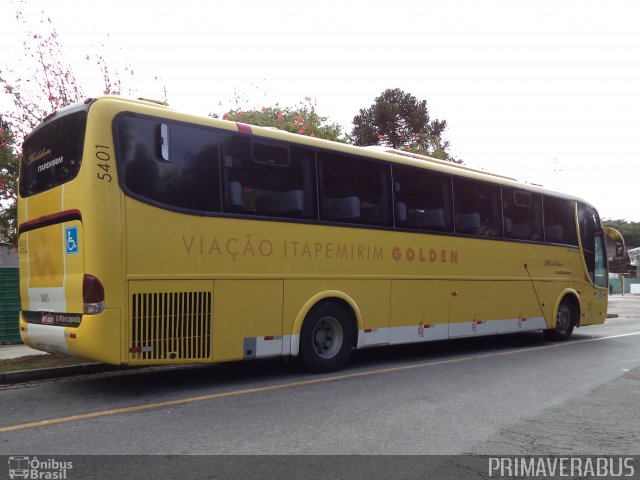 Viação Itapemirim 5401 na cidade de Curitiba, Paraná, Brasil, por Alexandre Rodrigo. ID da foto: 2624005.