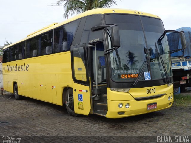 Viação Nordeste 8010 na cidade de Campina Grande, Paraíba, Brasil, por Ruan Silva. Número da foto: #2623990.