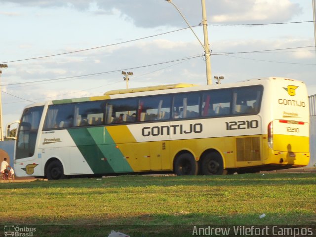 Empresa Gontijo de Transportes 12210 na cidade de Pirapora, Minas Gerais, Brasil, por Andrew Campos. ID da foto: 2624968.