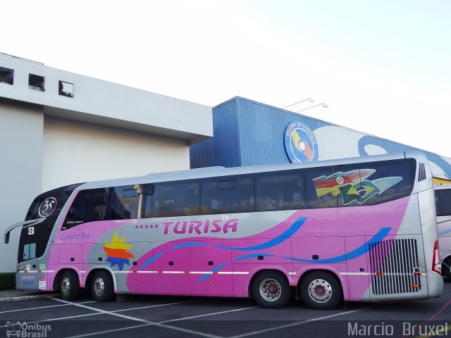 Turisa Turismo 10050 na cidade de Farroupilha, Rio Grande do Sul, Brasil, por Marcio  Bruxel. ID da foto: 2624431.