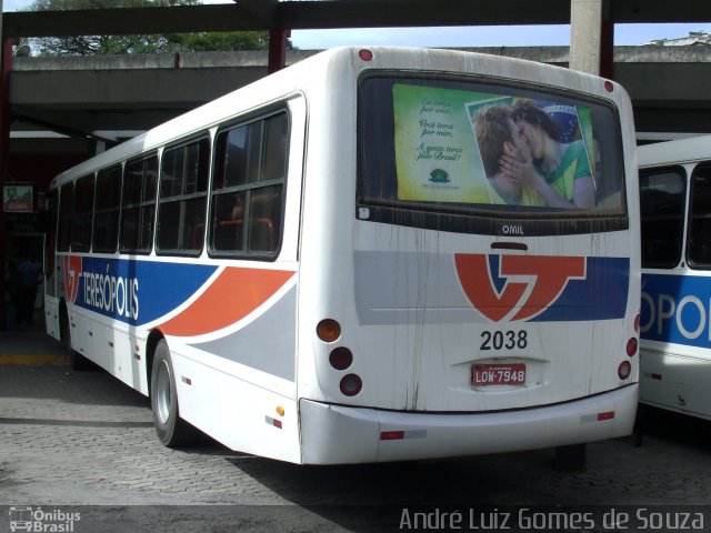 Viação Teresópolis 2038 na cidade de Teresópolis, Rio de Janeiro, Brasil, por André Luiz Gomes de Souza. Número da foto: #2625081.