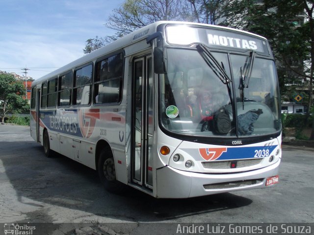Viação Teresópolis 2038 na cidade de Teresópolis, Rio de Janeiro, Brasil, por André Luiz Gomes de Souza. Número da foto: #2625092.
