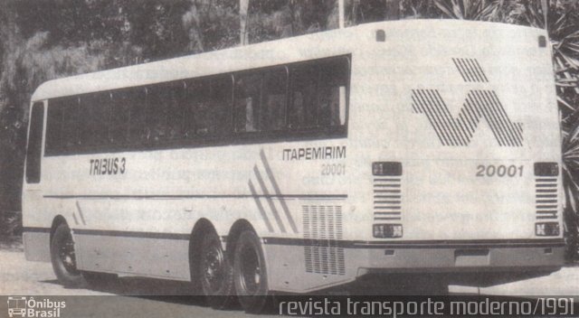 Viação Itapemirim 20001 na cidade de Cachoeiro de Itapemirim, Espírito Santo, Brasil, por Marco Antonio da Silva. Número da foto: #2624575.