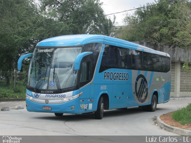 Auto Viação Progresso 6610 na cidade de Recife, Pernambuco, Brasil, por Luiz Carlos de Santana. Número da foto: #2624312.