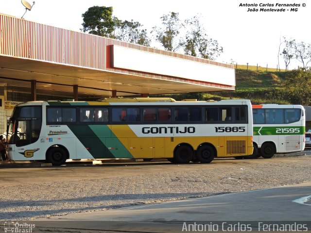 Empresa Gontijo de Transportes 15885 na cidade de João Monlevade, Minas Gerais, Brasil, por Antonio Carlos Fernandes. ID da foto: 2677822.