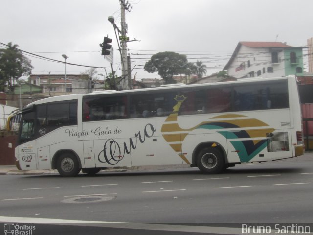 Viação Galo de Ouro 039 na cidade de São Paulo, São Paulo, Brasil, por Bruno Santino. Número da foto: #2677504.