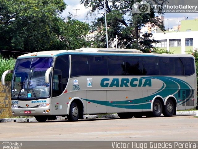 Viação Garcia 7540 na cidade de Maringá, Paraná, Brasil, por Victor Hugo Guedes Pereira. ID da foto: 2678055.