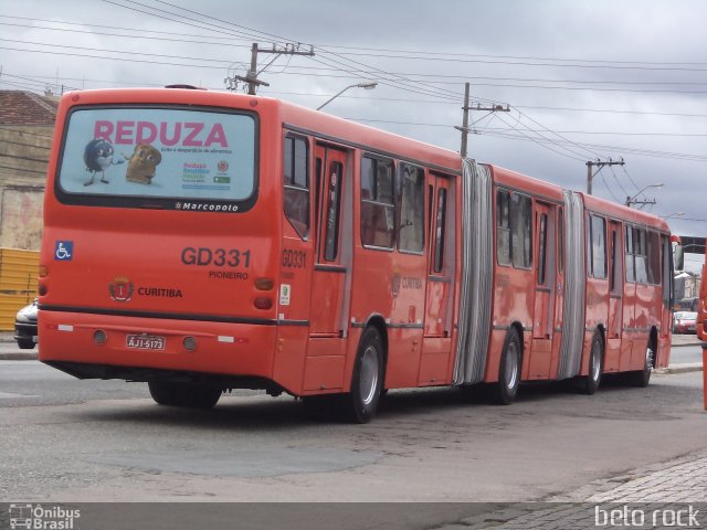 Viação Cidade Sorriso GD331 na cidade de Curitiba, Paraná, Brasil, por Alberto Selinke. ID da foto: 2678262.