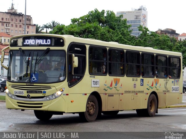 Viação Abreu 54-005 na cidade de São Luís, Maranhão, Brasil, por João Victor. ID da foto: 2678146.