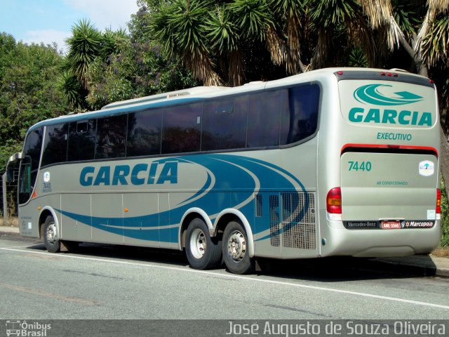 Viação Garcia 7440 na cidade de Curitiba, Paraná, Brasil, por José Augusto de Souza Oliveira. Número da foto: #2676892.