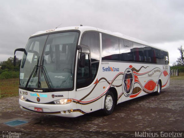 VUSC - Viação União Santa Cruz 310 na cidade de Santa Cruz do Sul, Rio Grande do Sul, Brasil, por Matheus Goelzer. Número da foto: #2678996.