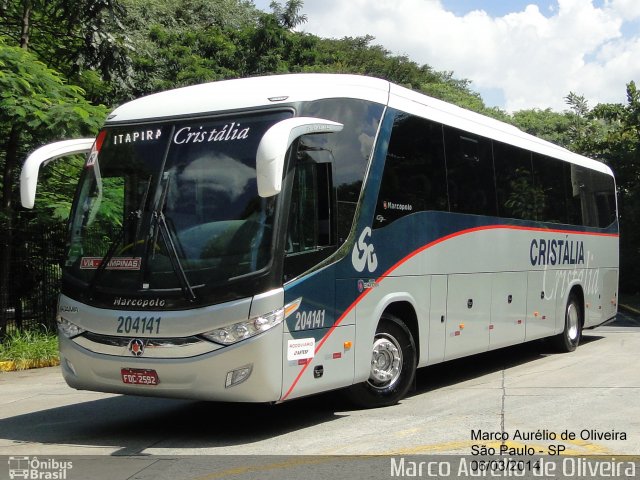 Expresso Cristália 204141 na cidade de São Paulo, São Paulo, Brasil, por Marco Aurélio de Oliveira. Número da foto: #2679365.