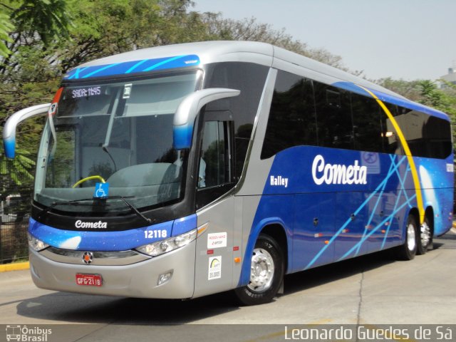 Viação Cometa 12118 na cidade de São Paulo, São Paulo, Brasil, por Leonardo Guedes de Sá. ID da foto: 2680372.