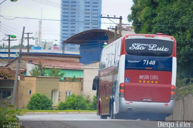 Expresso São Luiz 7140 na cidade de Cuiabá, Mato Grosso, Brasil, por Diego Eifler. Número da foto: #2679770.