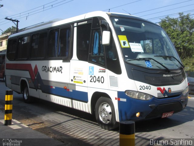 Gracimar Transporte e Turismo 2040 na cidade de Taboão da Serra, São Paulo, Brasil, por Bruno Santino. Número da foto: #2626796.