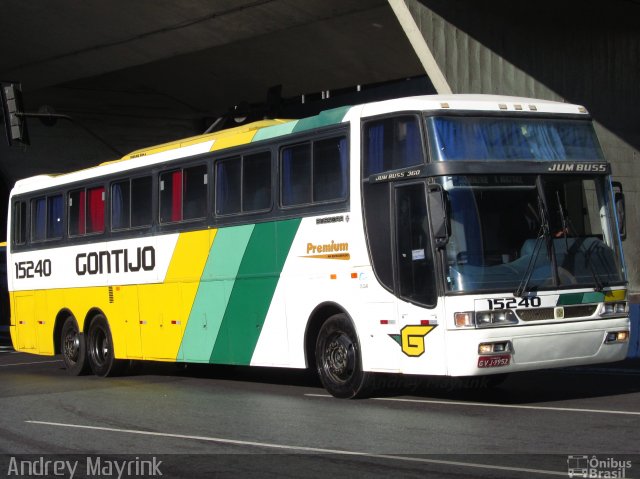 Empresa Gontijo de Transportes 15240 na cidade de Belo Horizonte, Minas Gerais, Brasil, por Andrey Gustavo. ID da foto: 2626672.