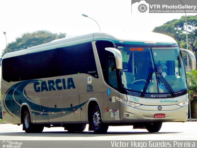 Viação Garcia 7786 na cidade de Maringá, Paraná, Brasil, por Victor Hugo Guedes Pereira. ID da foto: 2626579.