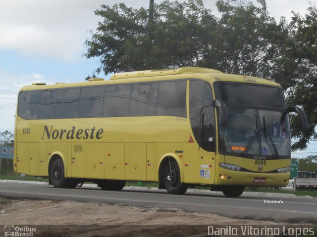 Viação Nordeste 8090 na cidade de Parnamirim, Rio Grande do Norte, Brasil, por Danilo Vitorino Lopes. Número da foto: #2626352.
