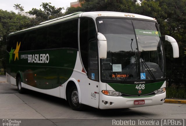 Expresso Brasileiro 408 na cidade de São Paulo, São Paulo, Brasil, por Roberto Teixeira. Número da foto: #2626778.