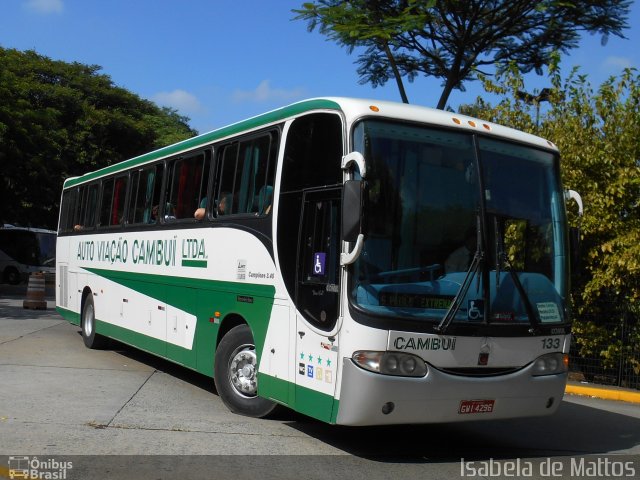 Auto Viação Cambuí 133 na cidade de São Paulo, São Paulo, Brasil, por Isabela de Mattos. Número da foto: #2627618.
