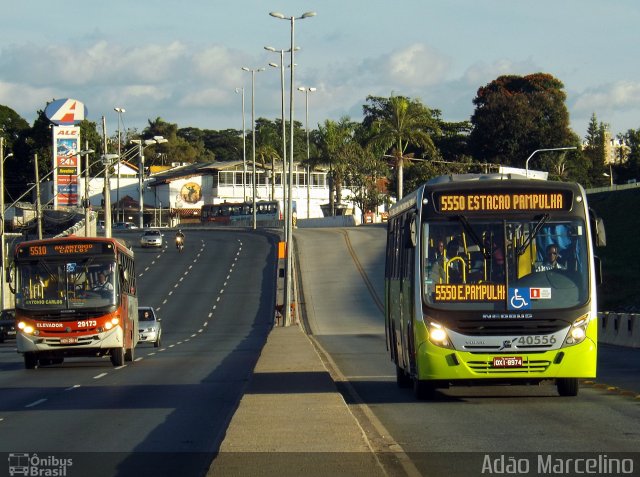 Viação Euclásio 40556 na cidade de Belo Horizonte, Minas Gerais, Brasil, por Adão Raimundo Marcelino. Número da foto: #2628401.