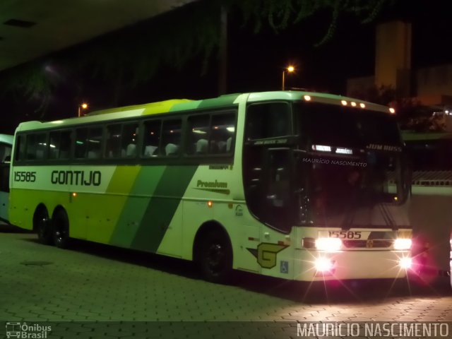 Empresa Gontijo de Transportes 15585 na cidade de Belo Horizonte, Minas Gerais, Brasil, por Maurício Nascimento. ID da foto: 2628418.