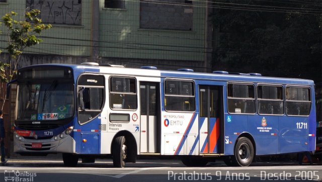 Viação Pirajuçara 11.711 na cidade de São Paulo, São Paulo, Brasil, por Cristiano Soares da Silva. Número da foto: #2627287.