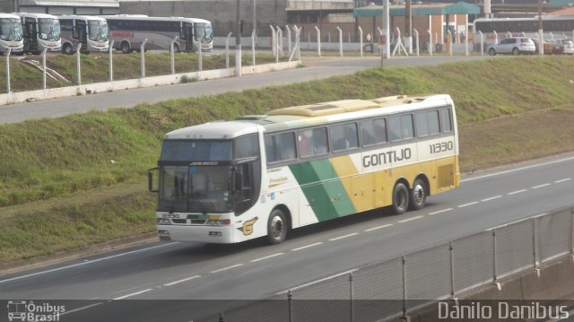 Empresa Gontijo de Transportes 11330 na cidade de Pouso Alegre, Minas Gerais, Brasil, por Danilo Danibus. ID da foto: 2627936.