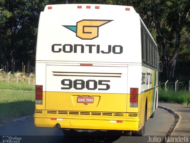 Empresa Gontijo de Transportes 9805 na cidade de Belo Horizonte, Minas Gerais, Brasil, por Júlio  Mandelli. Número da foto: #2628056.