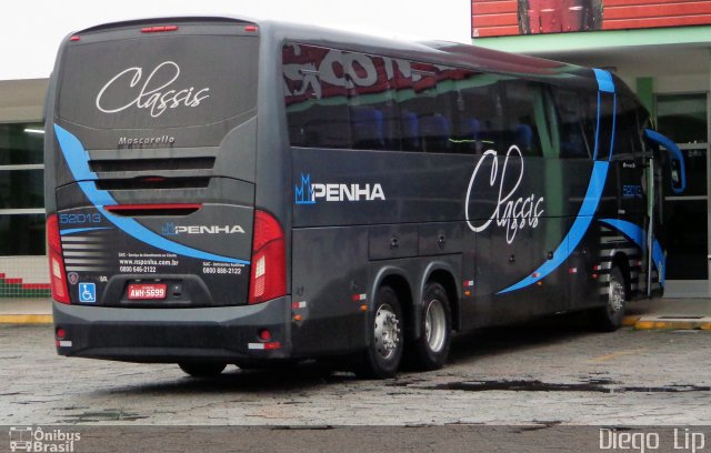 Empresa de Ônibus Nossa Senhora da Penha 52013 na cidade de Biguaçu, Santa Catarina, Brasil, por Diego Lip. Número da foto: #2628422.