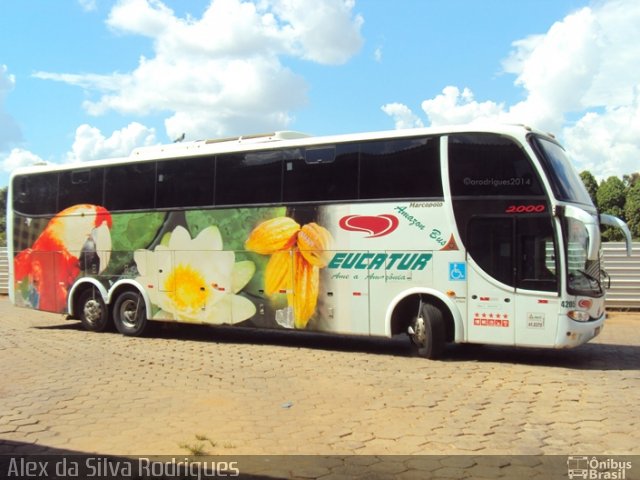 Eucatur - Empresa União Cascavel de Transportes e Turismo 4205 na cidade de Porto Velho, Rondônia, Brasil, por Alex da Silva Rodrigues. Número da foto: #2629832.