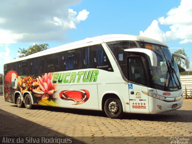 Eucatur - Empresa União Cascavel de Transportes e Turismo 4921 na cidade de Porto Velho, Rondônia, Brasil, por Alex da Silva Rodrigues. Número da foto: #2629890.