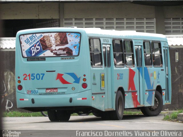 Aliança Transportes Urbanos 21507 na cidade de Fortaleza, Ceará, Brasil, por Francisco Dornelles Viana de Oliveira. ID da foto: 2629658.