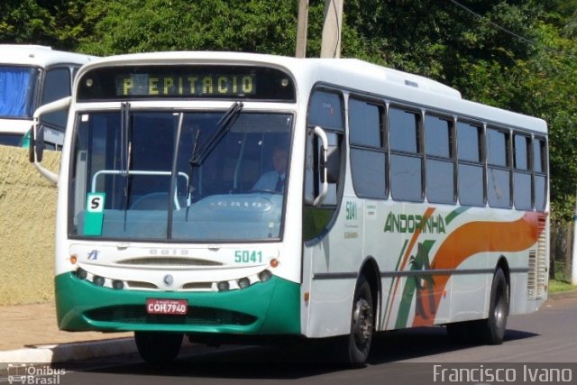 Empresa de Transportes Andorinha 5041 na cidade de Presidente Epitácio, São Paulo, Brasil, por Francisco Ivano. Número da foto: #2632296.