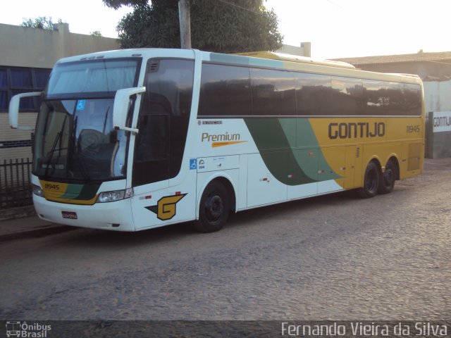 Empresa Gontijo de Transportes 11945 na cidade de Araçuaí, Minas Gerais, Brasil, por Fernando Vieira da Silva. ID da foto: 2630964.