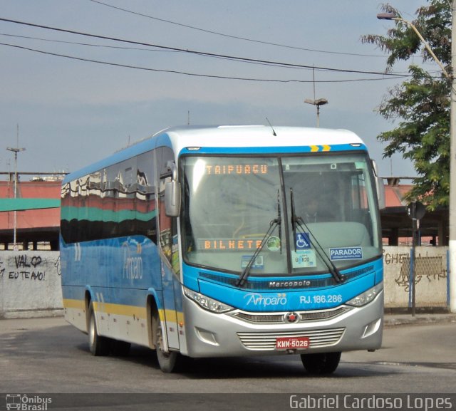 Viação Nossa Senhora do Amparo RJ 186.286 na cidade de Niterói, Rio de Janeiro, Brasil, por Gabriel Cardoso Lopes. Número da foto: #2632496.