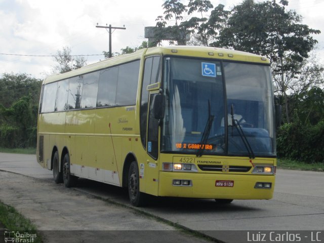 Viação Itapemirim 45221 na cidade de Recife, Pernambuco, Brasil, por Luiz Carlos de Santana. ID da foto: 2633464.